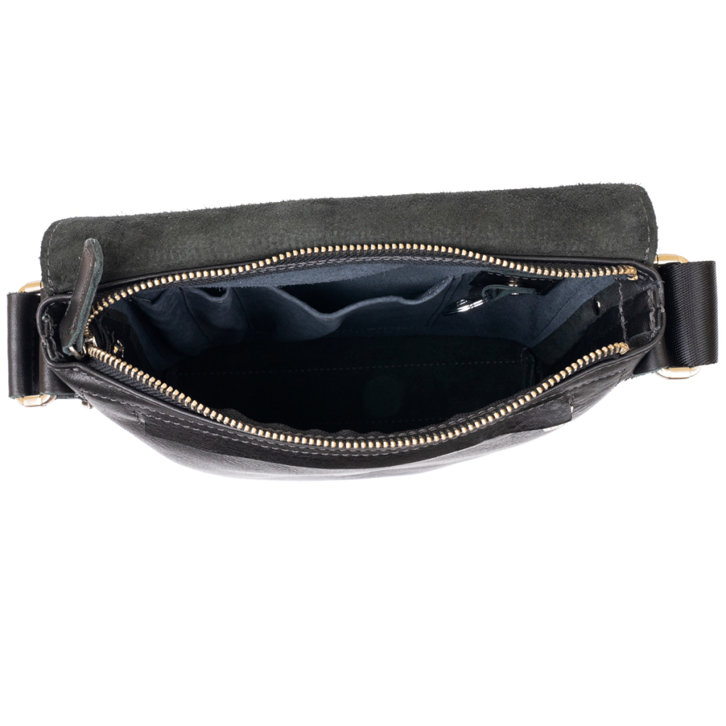 Сумка Grande Pelle У гладкій шкірі Чорна (11333) - зображення 6