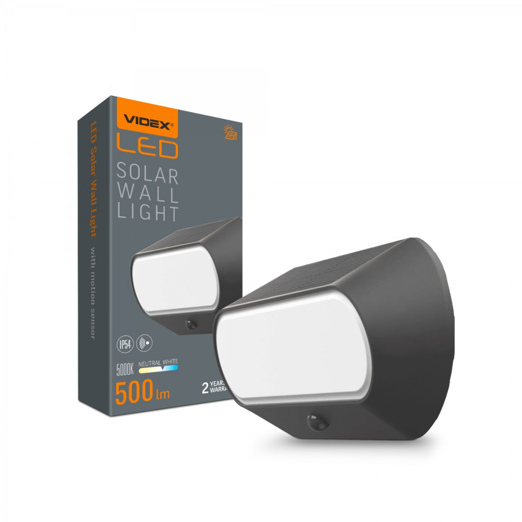 Прожектор Videx IP54 500Lm 5000К (VL-BHSO-001-S) - зображення 1