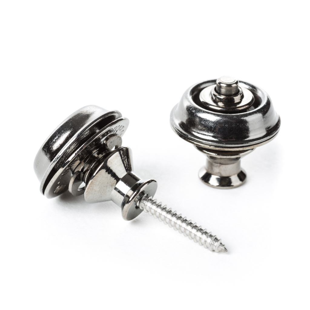 Стреплок для ременя Jim Dunlop Straplok Strap Retainers Dual Design - Black Nickel (SLS1036BN) - зображення 1