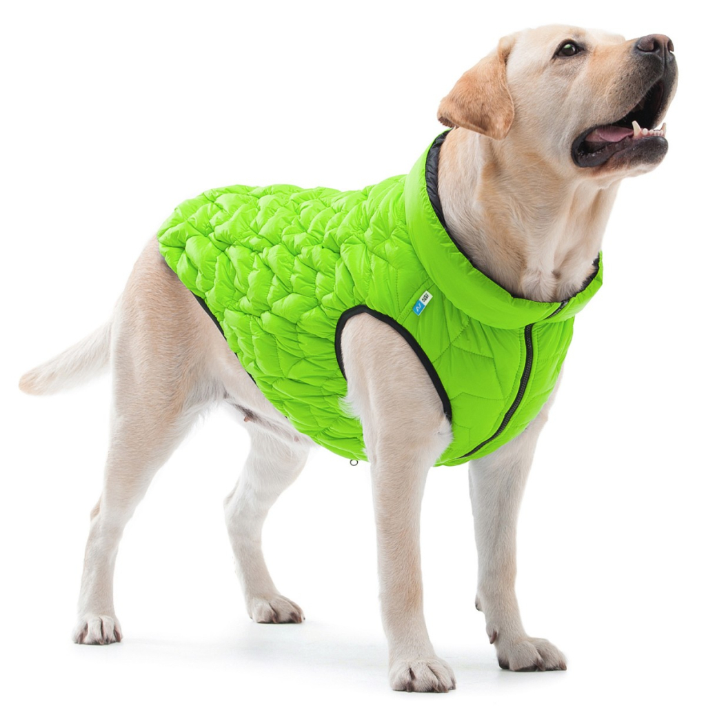 Курточка для тварин Collar AiryVest UNI двостороння L 55 салатово-чорна (2570) - зображення 3