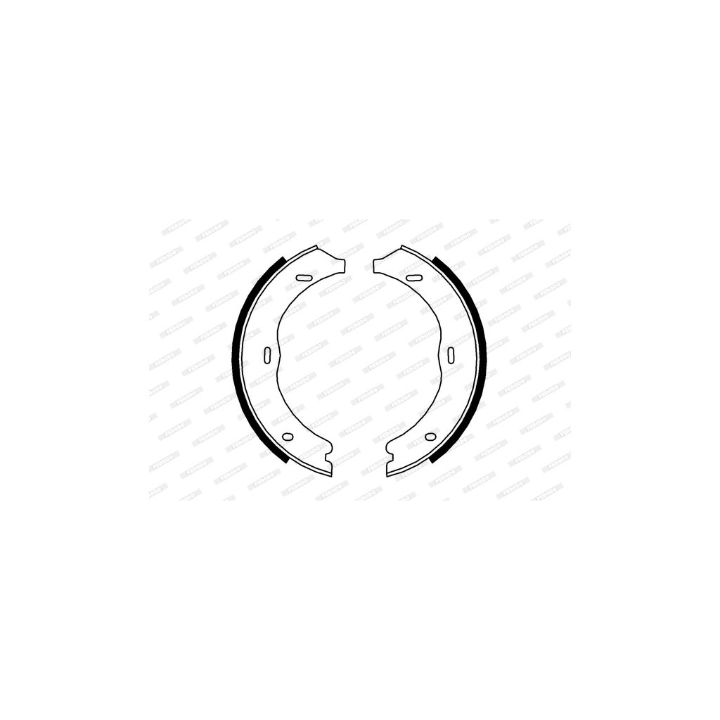 Гальмівні колодки FERODO FSB4003 - зображення 1