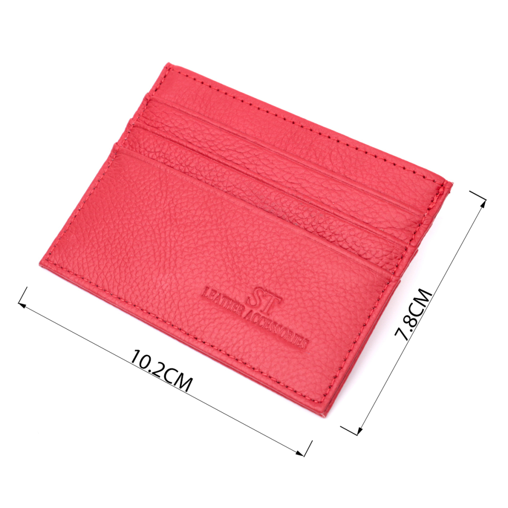 Гаманець ST Leather З натуральної шкіри Червоний (22545) - зображення 3