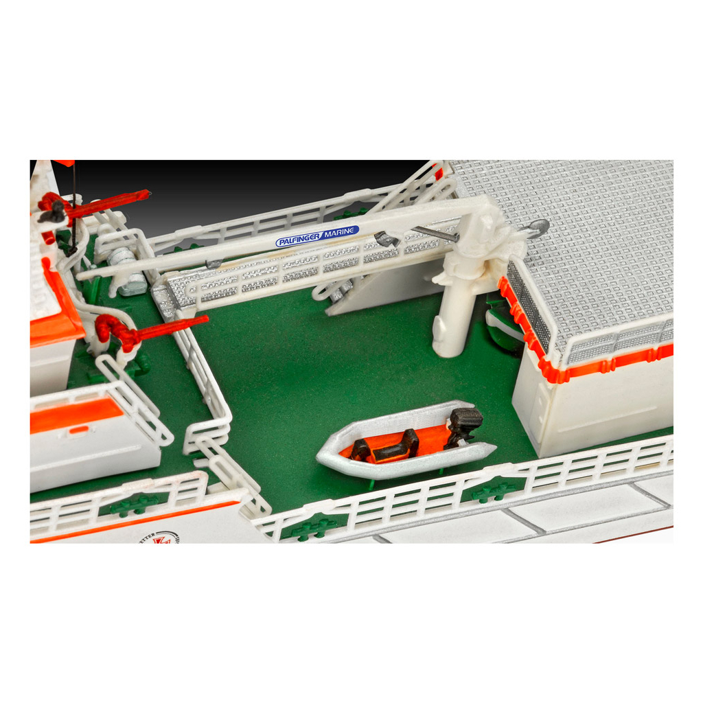 Збірна модель Revell Пошуково-рятувальне судно Hermann Marwede рівень 4 масштаб 1:200 (RVL-05812) - зображення 5