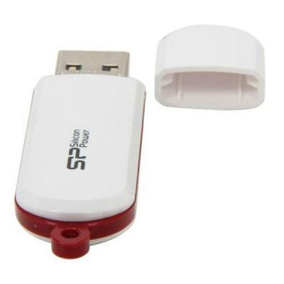USB флеш накопичувач Silicon Power 16GB LuxMini 320 White USB 2.0 (SP016GBUF2320N1W) - зображення 4