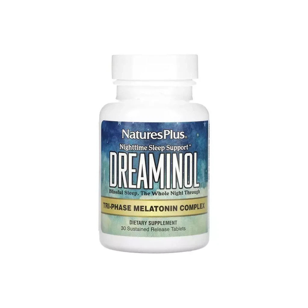 Вітамінно-мінеральний комплекс Natures Plus Комплекс для міцного сну, Dreaminol, 30 таблеток (NAP-04759) - зображення 1