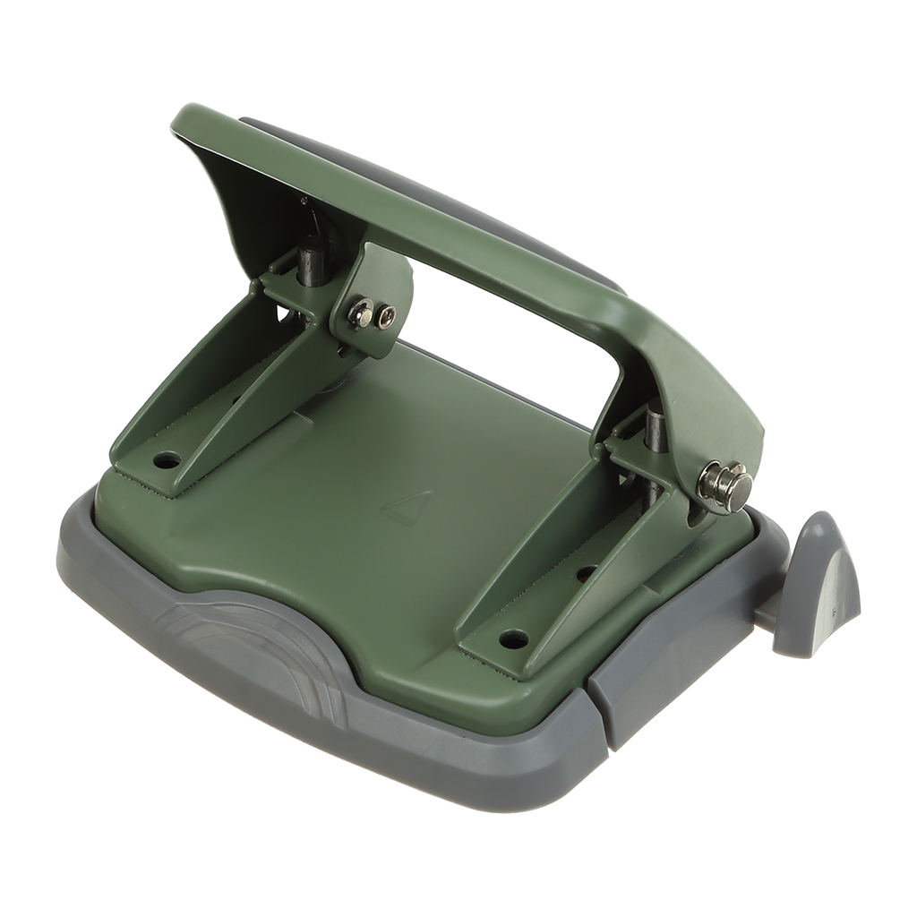 Діркопробивач Buromax металевий MORANDI STYLE, до 25 аркушів, 115 х 96 х 89 мм, зелений (BM.4042-04) - зображення 2