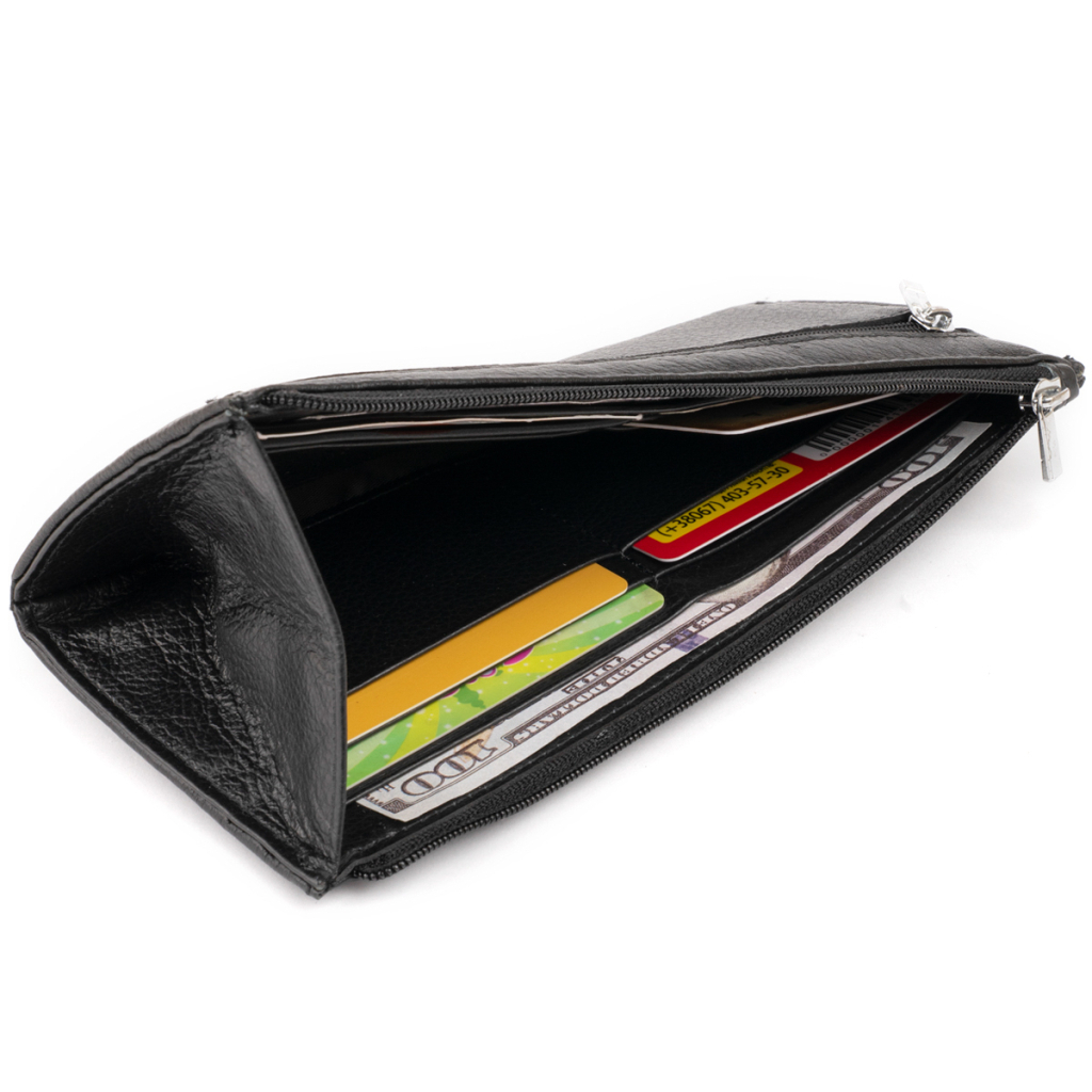 Гаманець ST Leather Зі шкіри унісекс Чорний (19324) - зображення 3
