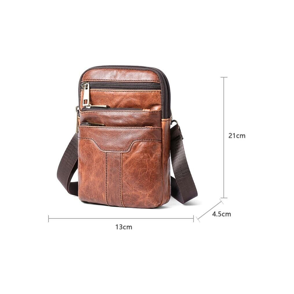 Сумка Vintage Коричнева (14724) - зображення 5