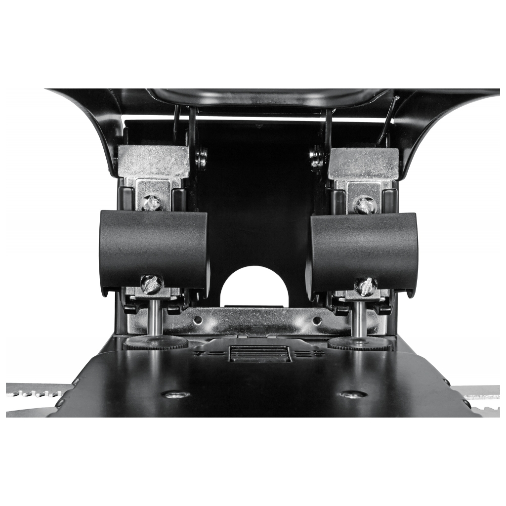 Діркопробивач Economix металевий корпус з лінійкою, до 100 аркушів чорний (E40126) - зображення 6