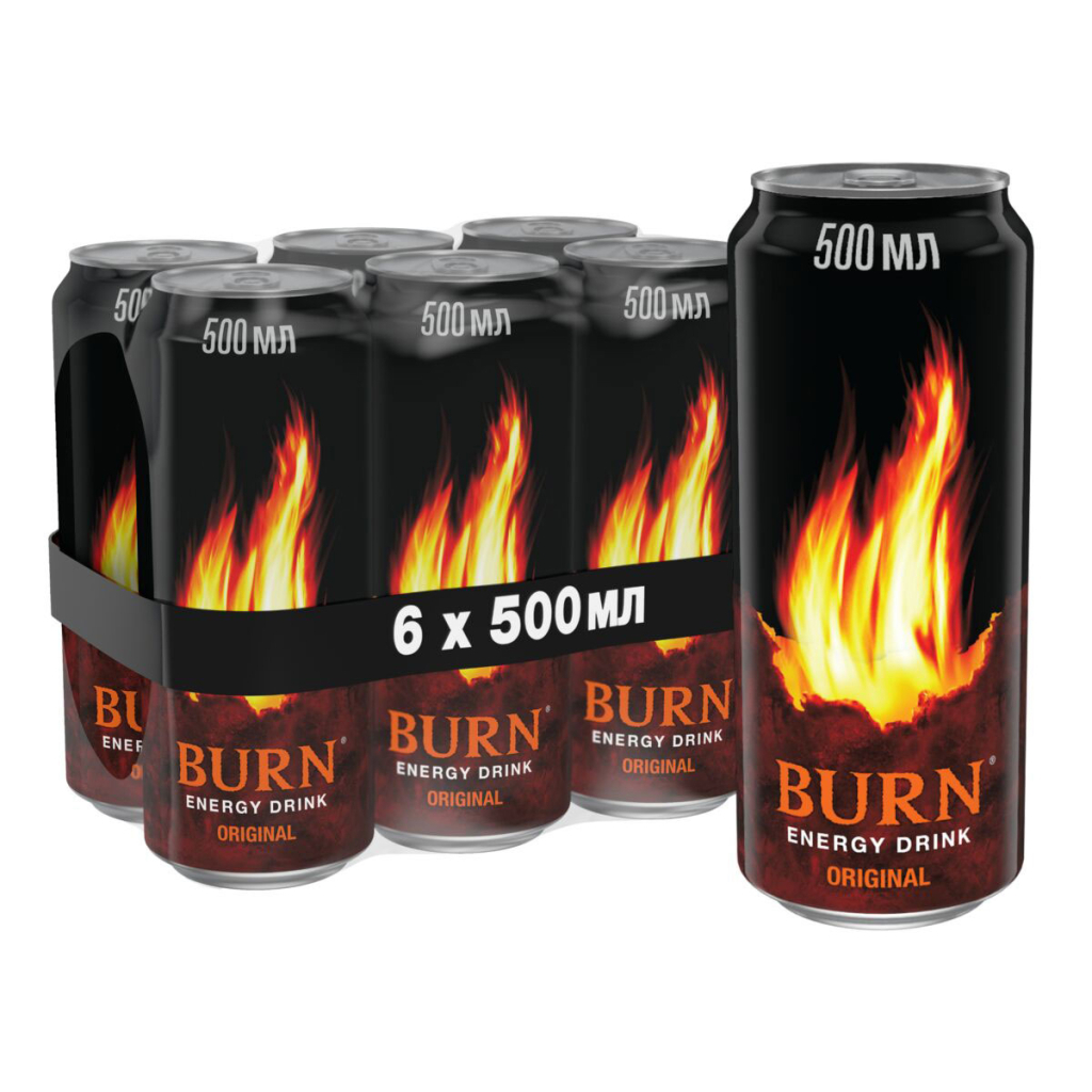Енергетичний напій Burn Original Безалкогольний сильногазований 500 мл (5060466510951) - зображення 2