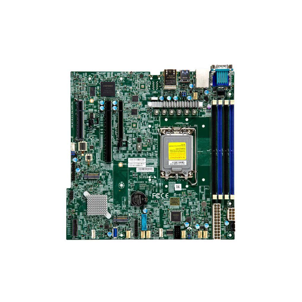 Серверна материнська плата Supermicro MB C262 MATX (MBD-X13SCH-F-O) - зображення 1