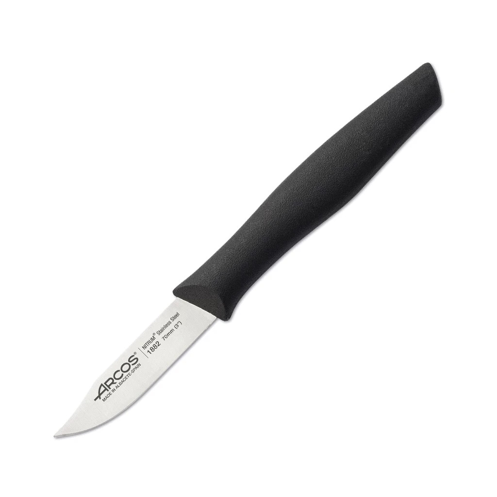 Кухонний ніж Arcos Nova для чищення 70 мм Чорний (188200) - зображення 1