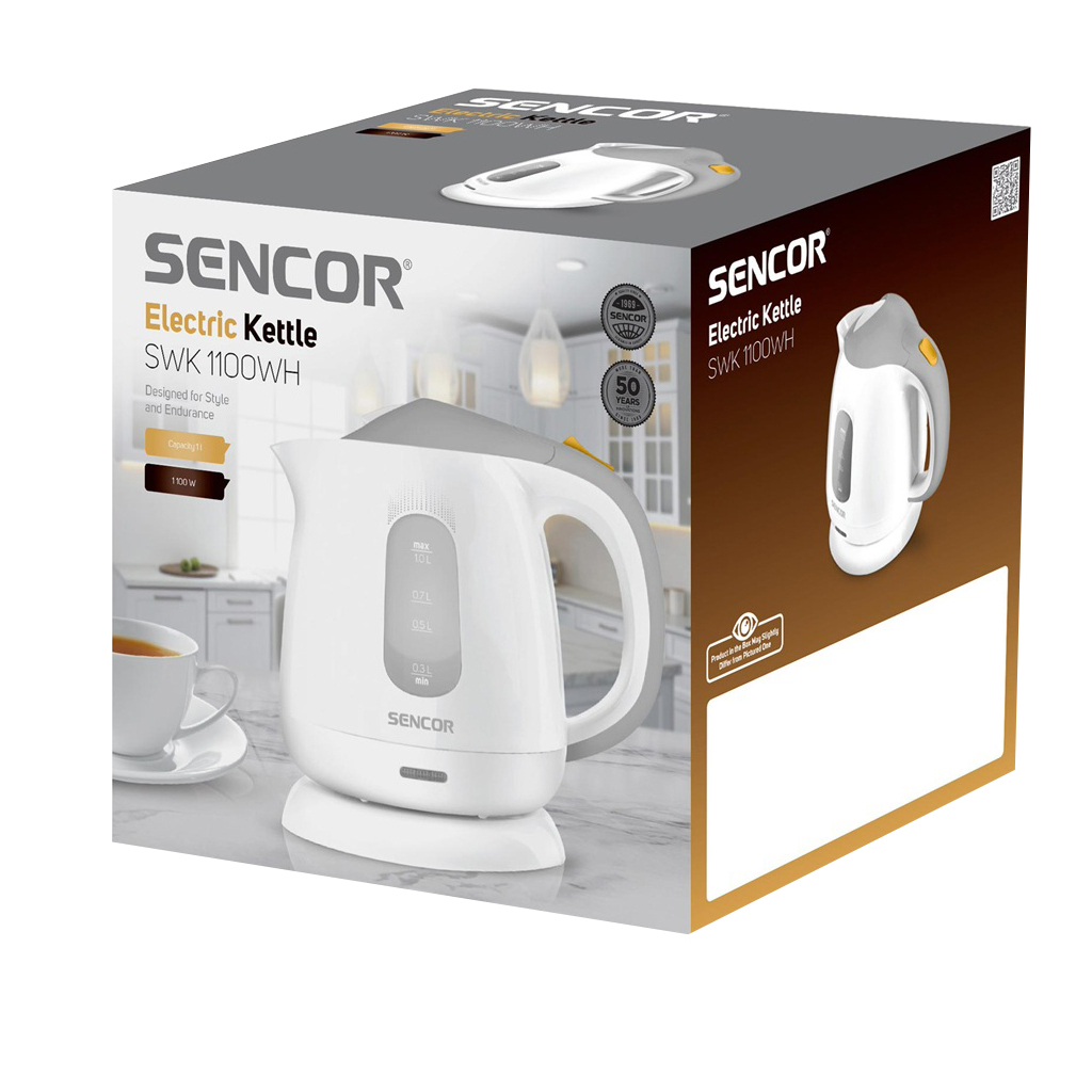 Електрочайник Sencor SWK 1100WH (SWK1100WH) - зображення 5