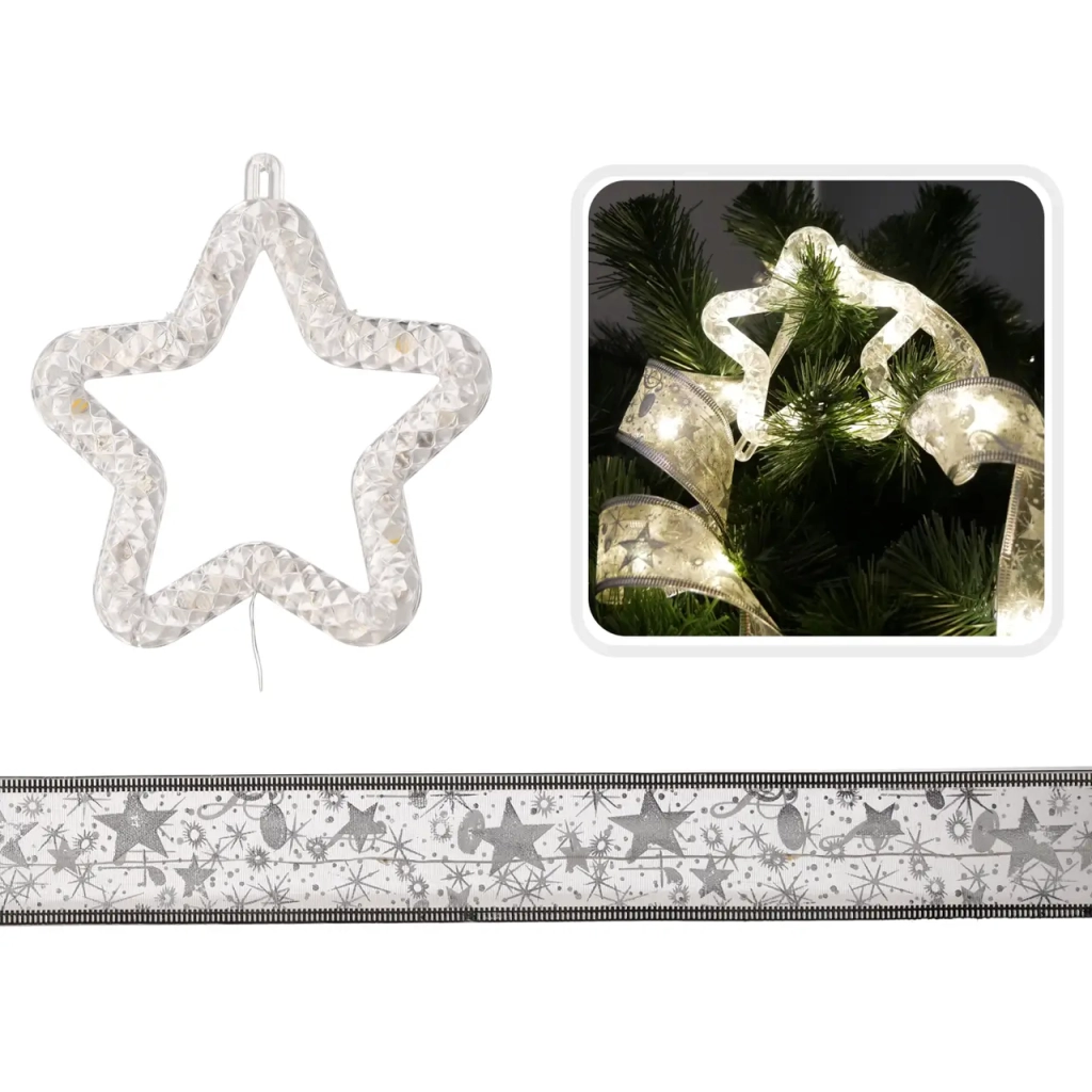Гірлянда Chomik Стрічка Зірка 5.2 м 50 LED Теплий білий (5900779880269) - зображення 1