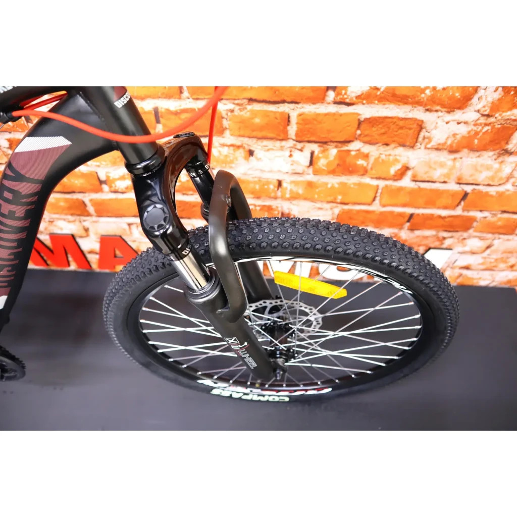 Велосипед Discovery Rocket AM DD 24" 15" ST 2024 Чорно-червоний (OPS-DIS-24-354) - зображення 6