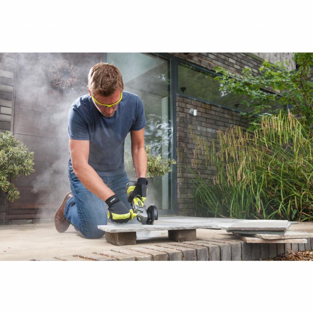 Шліфувальна машина Ryobi ONE+ R18AG7-0 (без АКБ та ЗП) (5133002852) - зображення 2