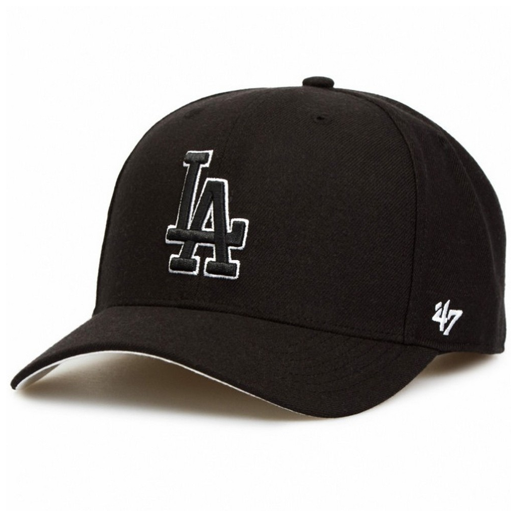 Кепка 47 Brand Dp Los Angeles Dodgers B-Clzoe12Wbp-Bkb Чорний/Світло-сірий (193234937041) - зображення 2