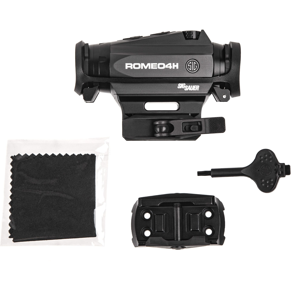 Коліматорний приціл Sig Sauer Romeo 4H Ballistic Circle Dot 0.5 MOA ADJ Graphite (SOR43011) - зображення 7