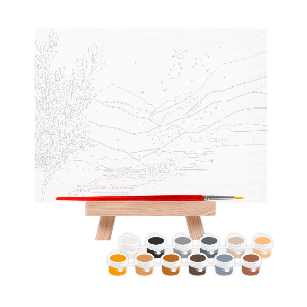 Картина по номерам Rosa Star Загадковий пейзаж 15х20 см з мольбертом (4823098540540) - зображення 2