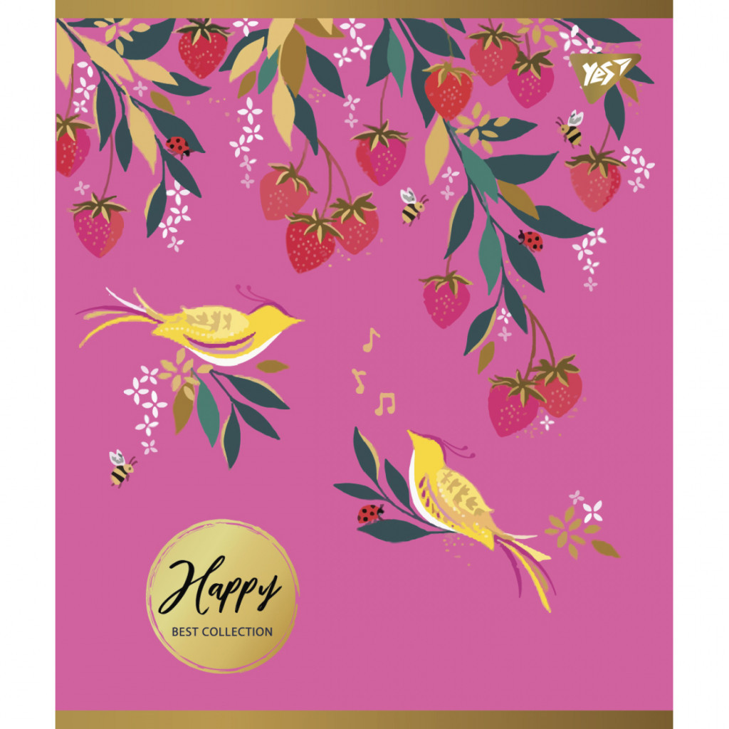 Зошит Yes А5 Happy 48 аркушів клітинка (766873) - зображення 4