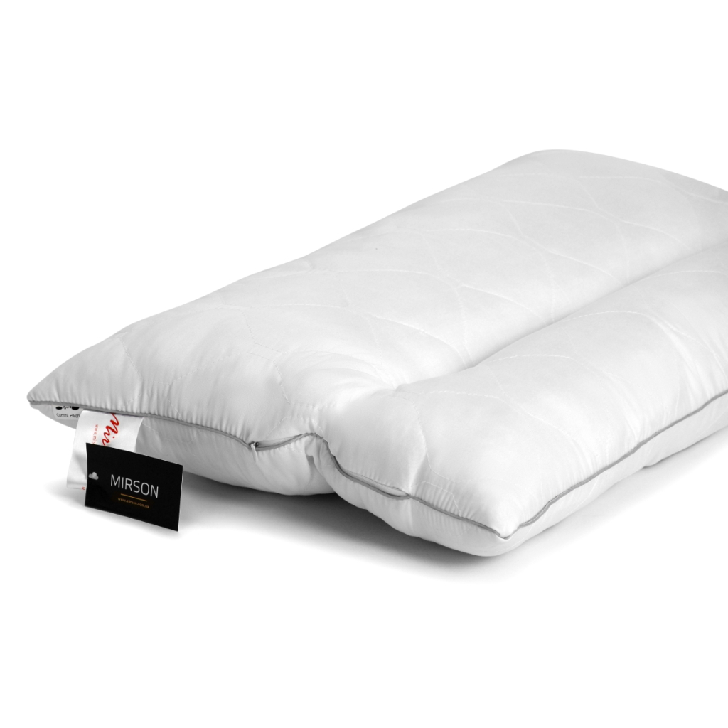 Подушка MirSon ортопедична Deluxe Eco Silver 181 Середня 50x70 см (2200000398529) - зображення 4