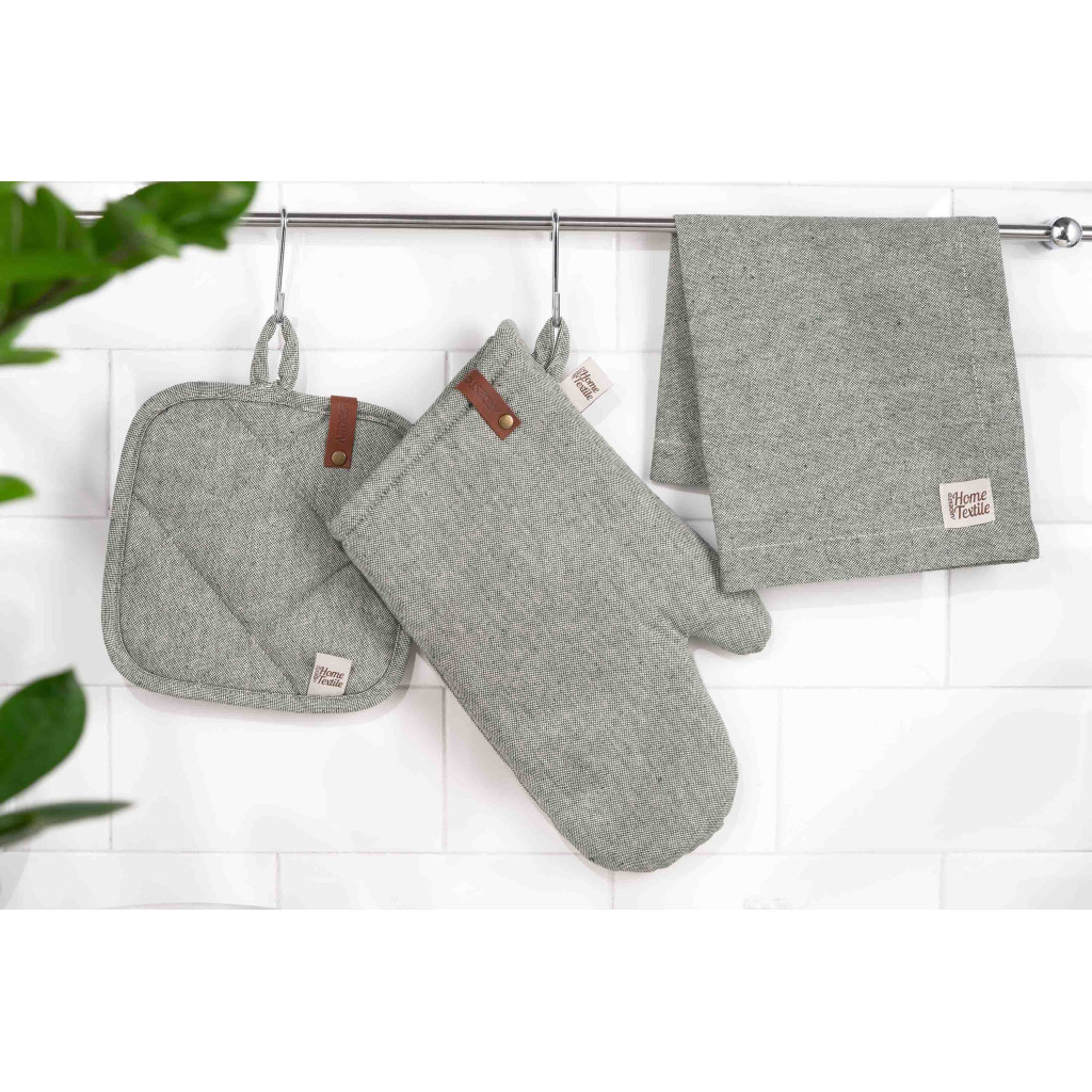 Кухонна прихватка Ardesto Рукавичка Oliver зелений, 100% бавовна (ART05OG) - изображение 2