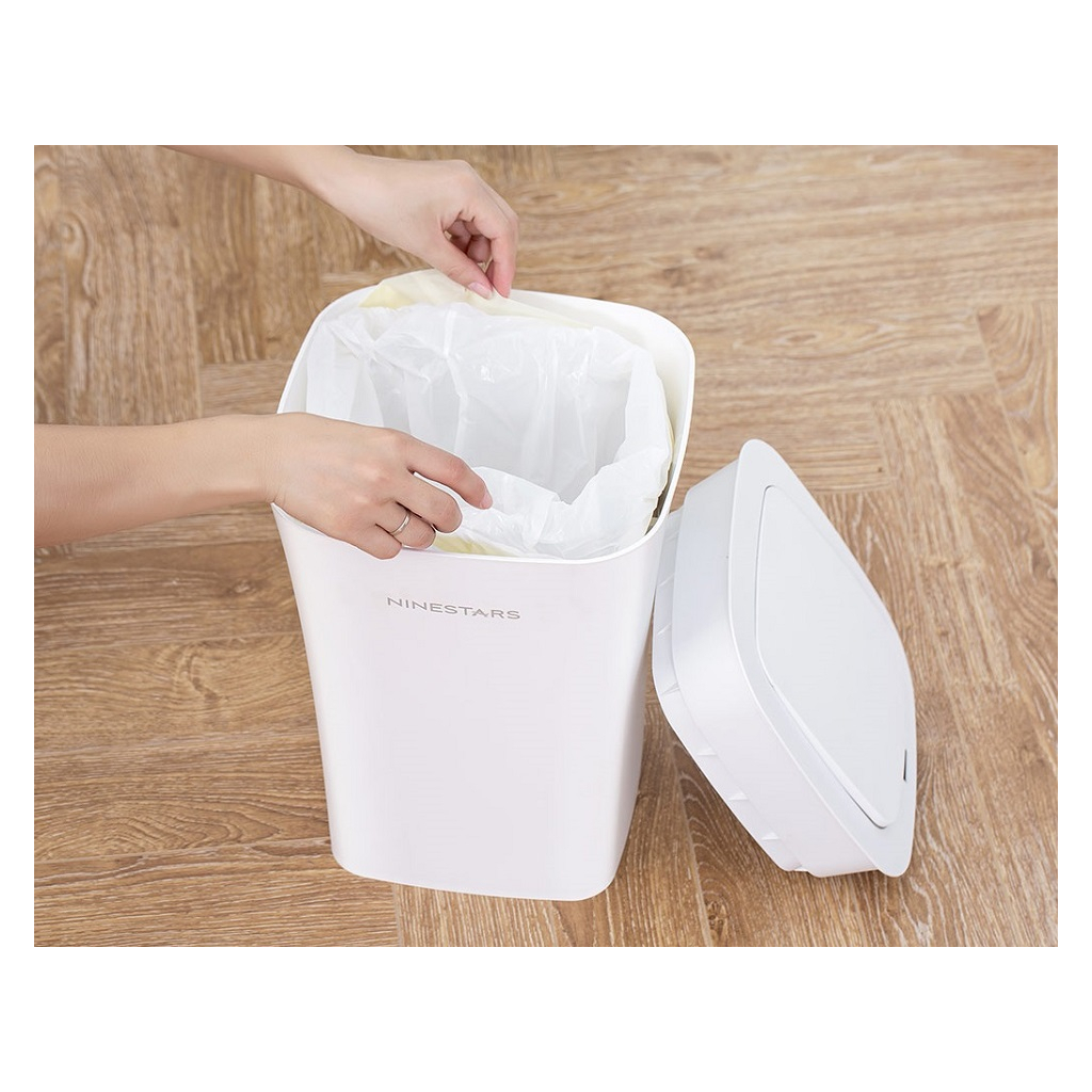 Контейнер для сміття Xiaomi Ninestars Waterproof Induction Trash White (DZT-10-11S) - изображение 6