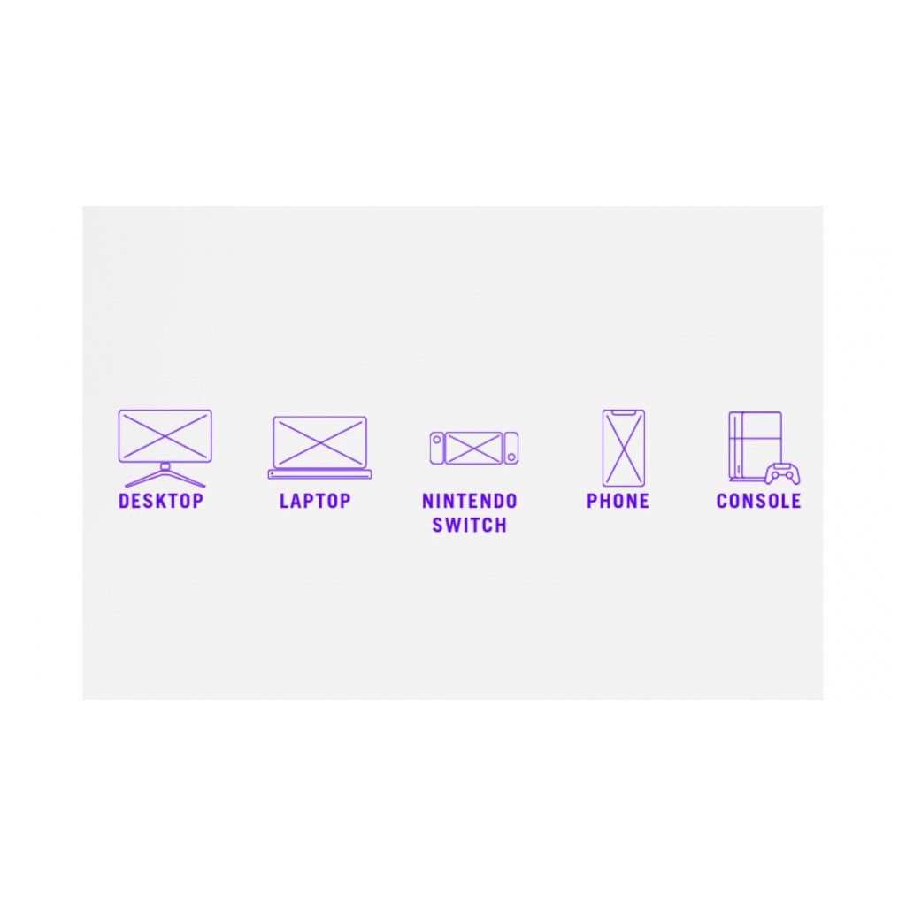 Навушники ASUS ROG Strix Go Core Moonlight White (90YH0381-B1UA00) - зображення 11