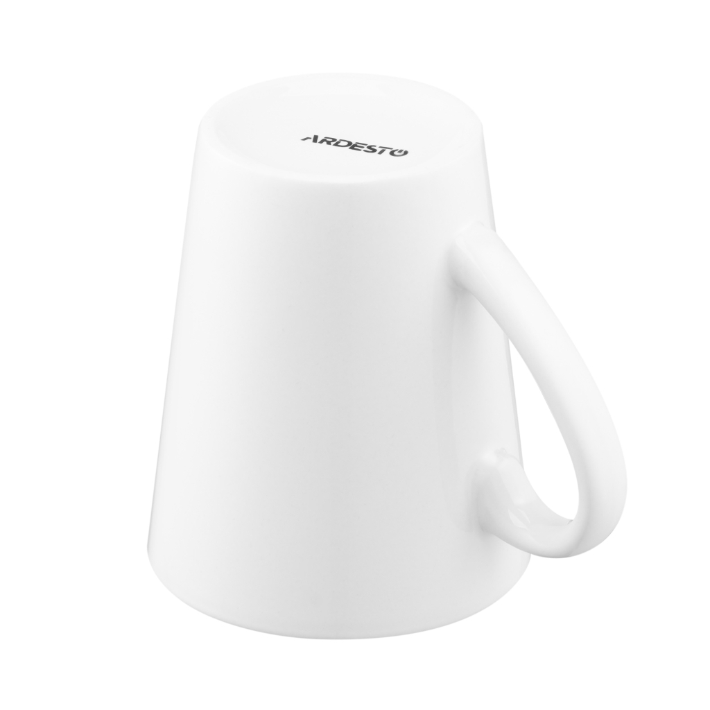 Чашка Ardesto Mario, 240мл, кераміка, білий (AR3480W) - зображення 2