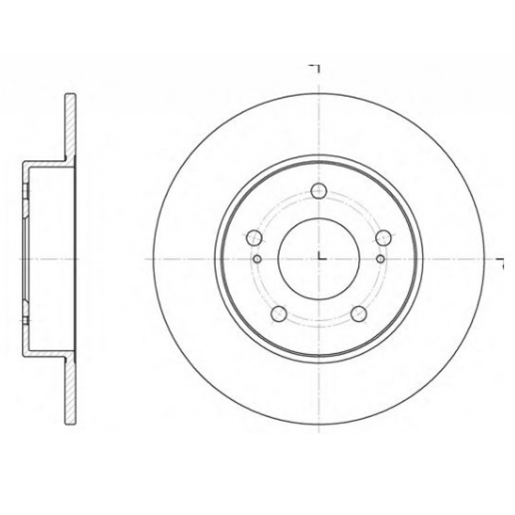 Гальмівний диск SHINOBI NBD11042 - зображення 1