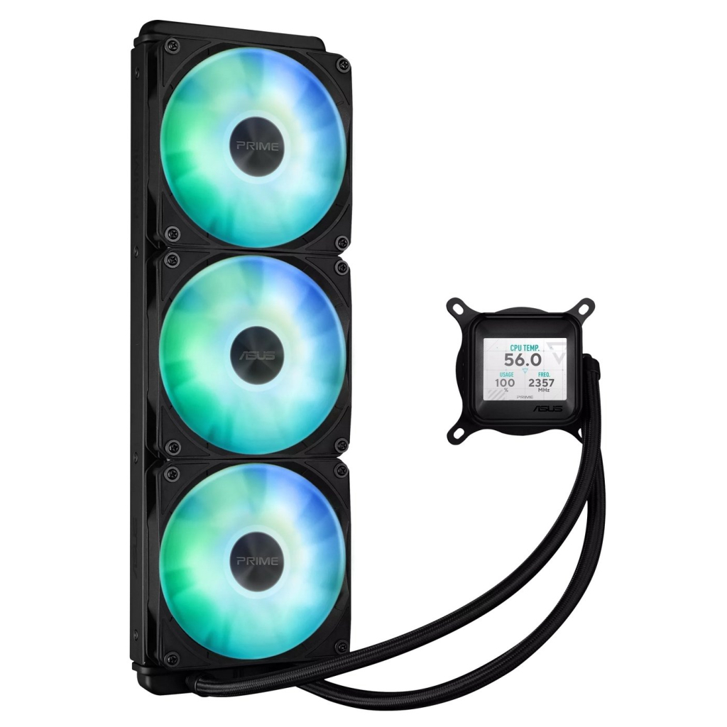 Система рідинного охолодження ASUS PRIME-LC-360-ARGB-LCD (90RC00Z1-B0EAY0) - зображення 4