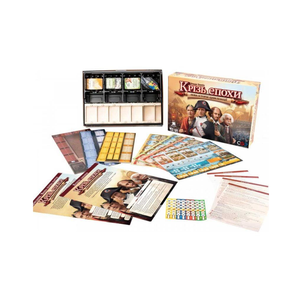 Настільна гра Feelindigo Крізь епохи: Нова історія цивілізації (Through the Ages: A New Story of Civilization) (укр.) (FI23055) - зображення 3