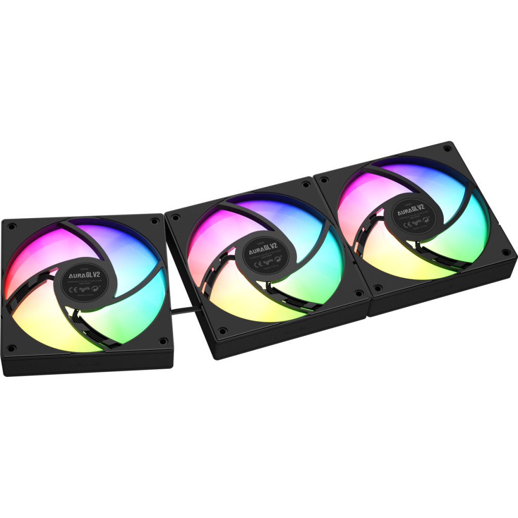 Система рідинного охолодження Gamdias AURA GL360 V2 CPU Liquid Cooler (4712960139343) - зображення 4