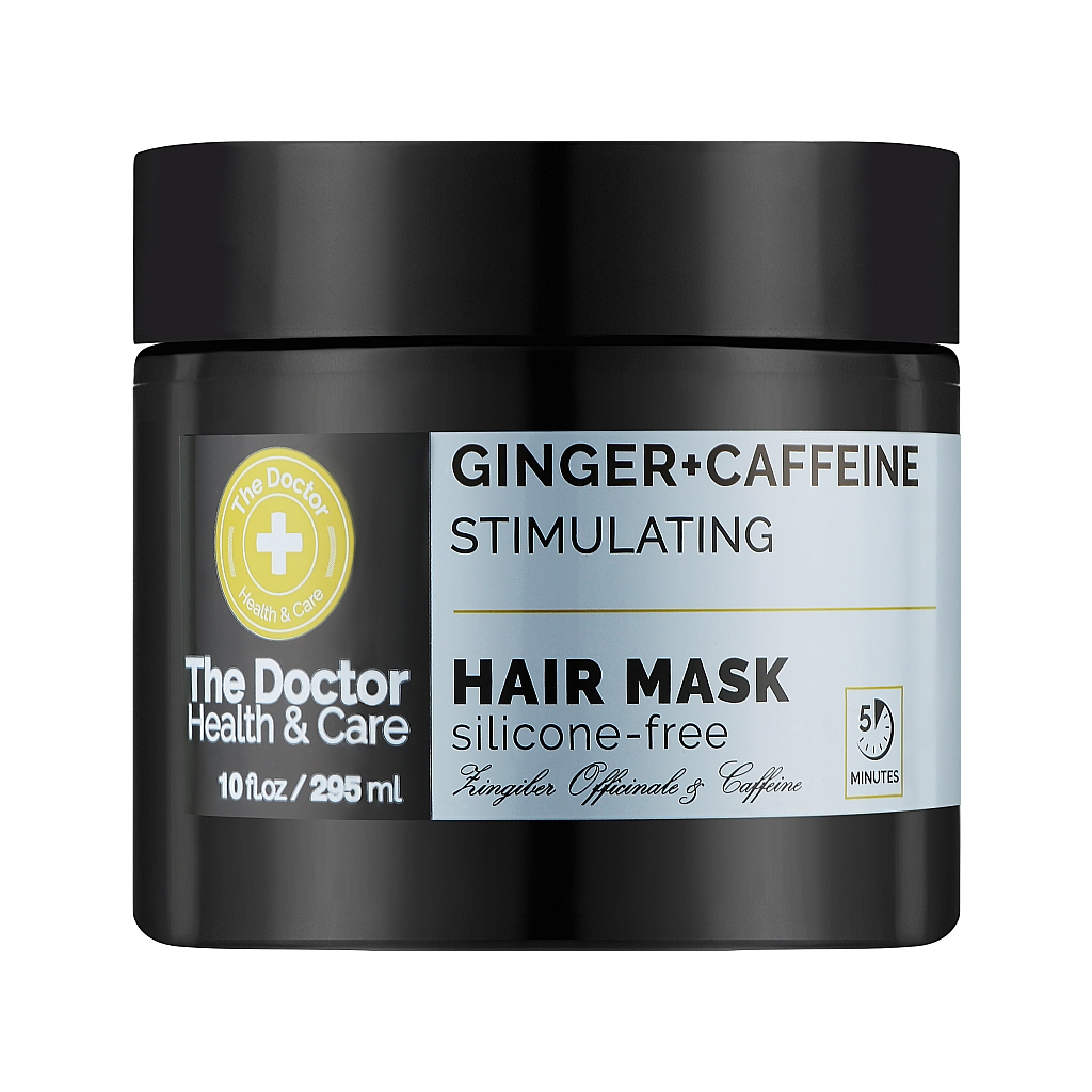 Маска для волосся The Doctor Health & Care Ginger + Caffeine Stimulating Стимулююча 295 мл (8588006042573) - зображення 1