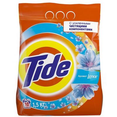 Пральний порошок Tide Lenor Touch of Scent 1,5 кг Автомат (8001090661616) - зображення 1