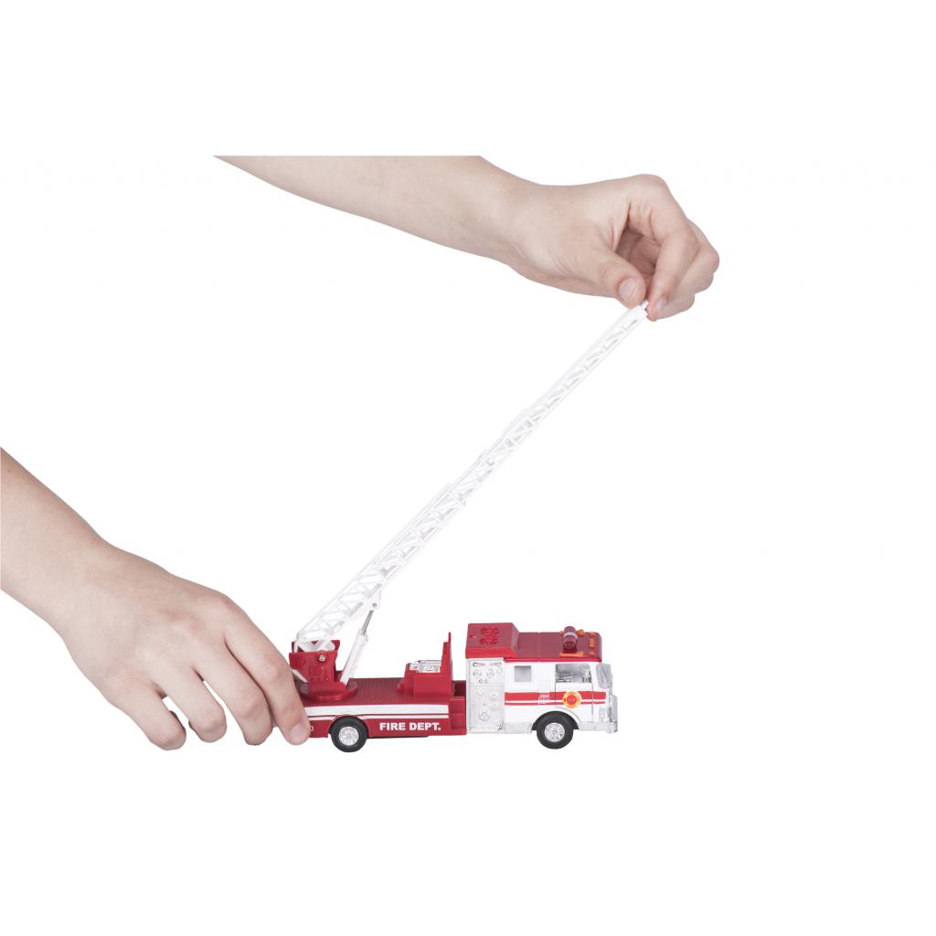 Машина Goki металева Пожежна машина драбина біла (12115G-1) - зображення 6