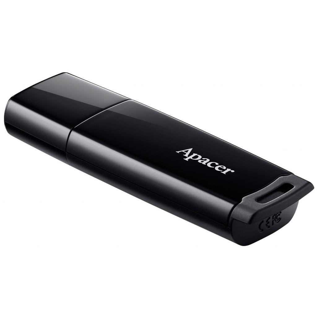 USB флеш накопичувач Apacer 64GB AH336 Black USB 2.0 (AP64GAH336B-1) - зображення 2