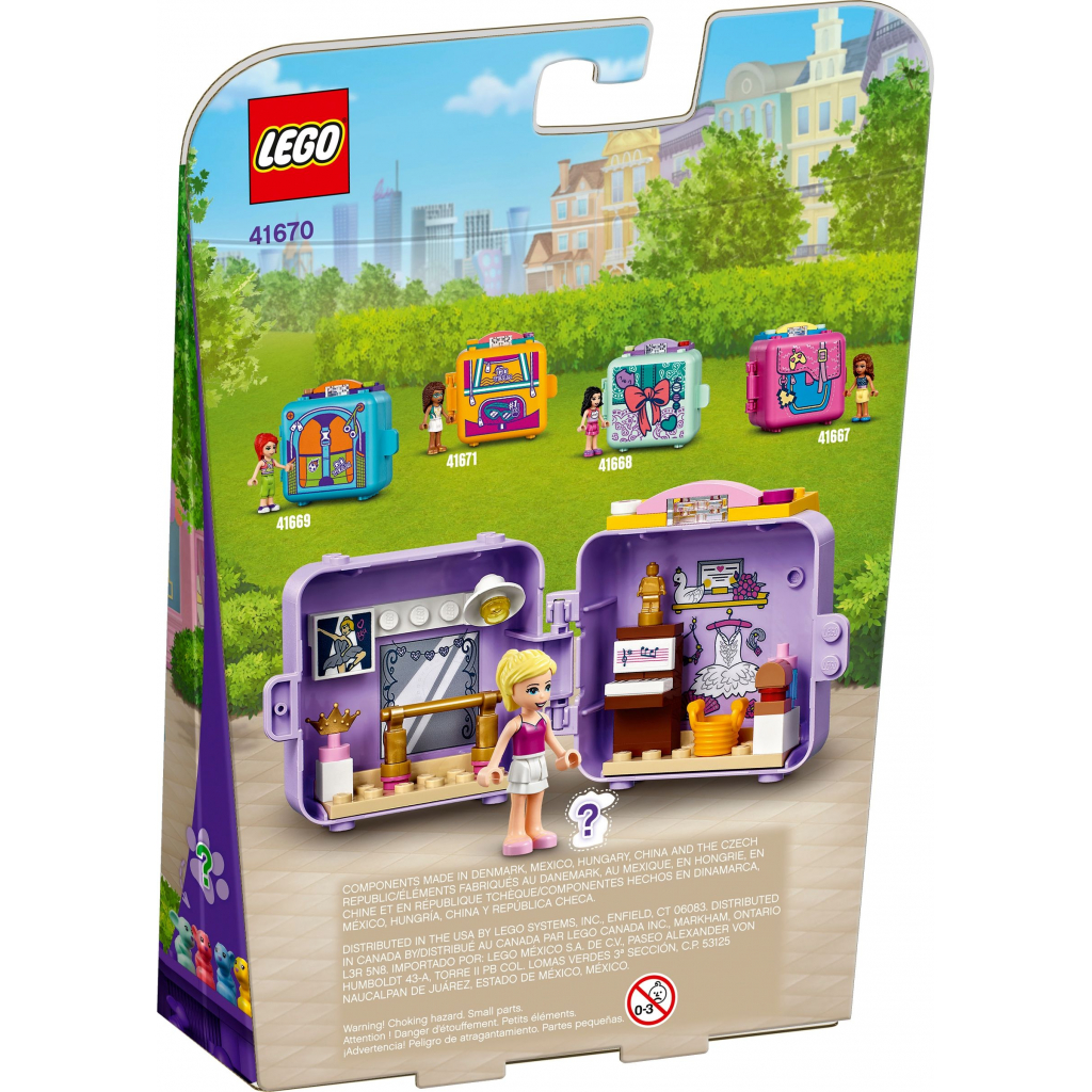 Конструктор LEGO Friends К'юб для балету Стефані 60 деталей (41670) - зображення 6