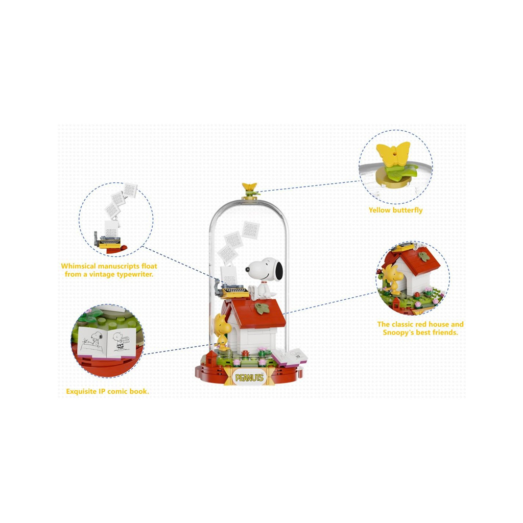 Конструктор Pantasy Snoopy - Червоний дім мрій (86901) - зображення 3