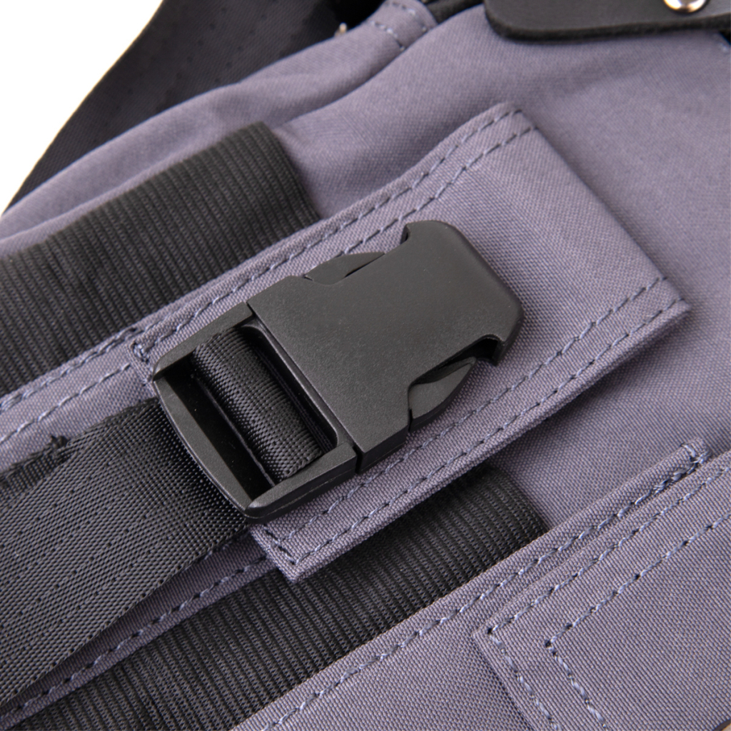 Сумка Vintage Текстильна чоловіча на два відділення Графітова (20659) - зображення 8