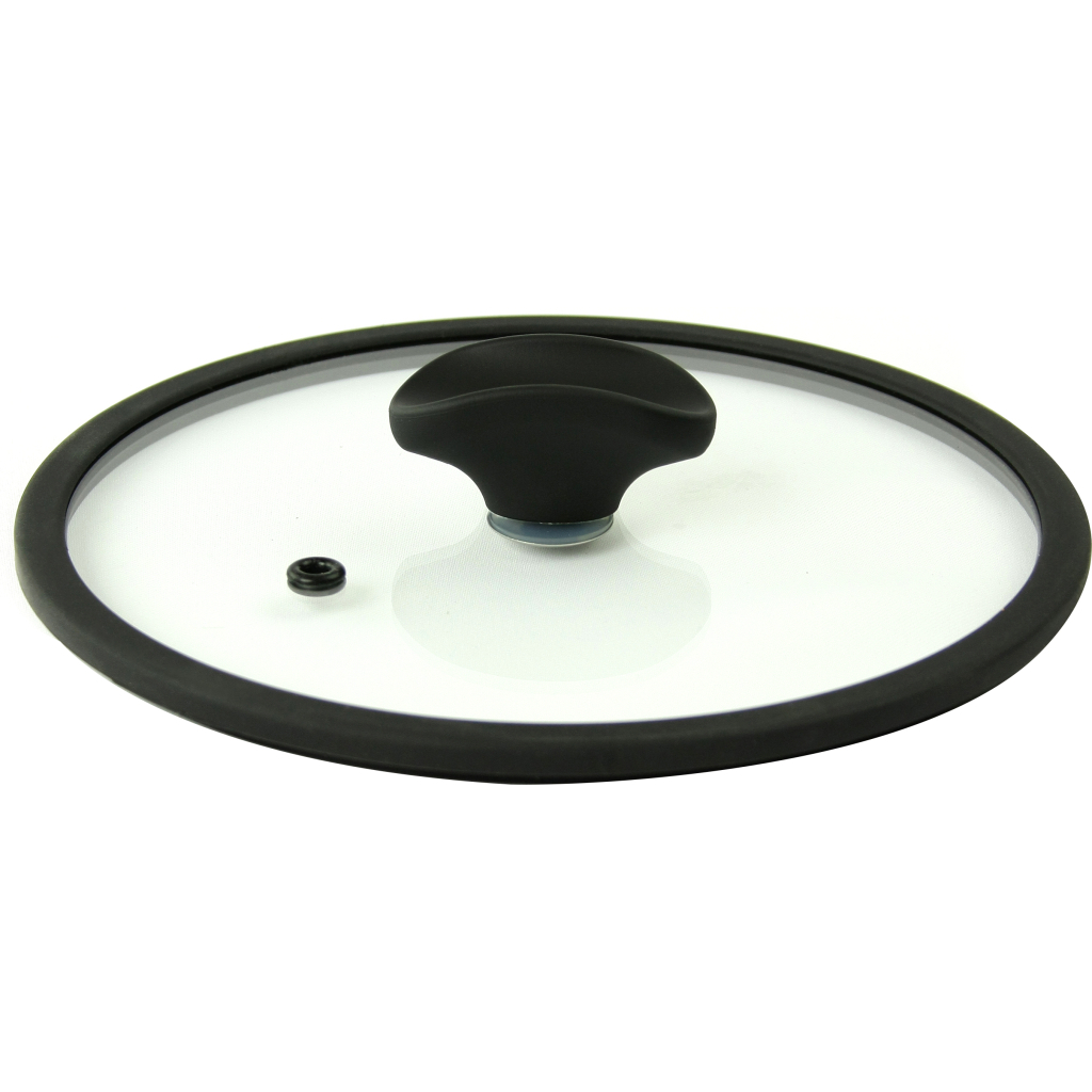 Кришка для посуду TVS Glass/Silicon 20 см (9465120003D401) - изображение 1