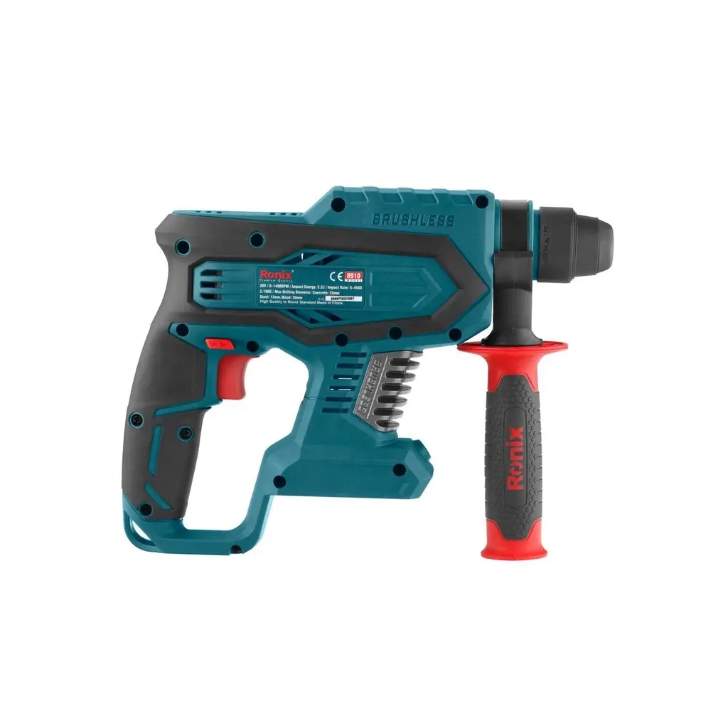 Перфоратор Ronix акумуляторний 20В (без АКБ та ЗП) (8910) - изображение 2