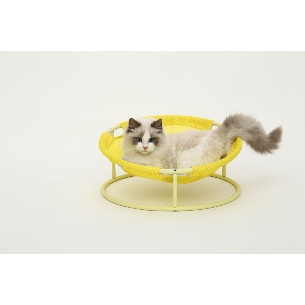 Лежак для тварин MISOKO&CO Pet bed round 45x45x22 см yellow (HOOP31832) - зображення 4