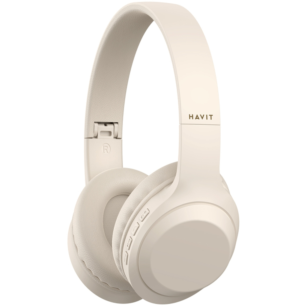 Навушники Havit HV-H628BT Beige (6939119064525) - зображення 1