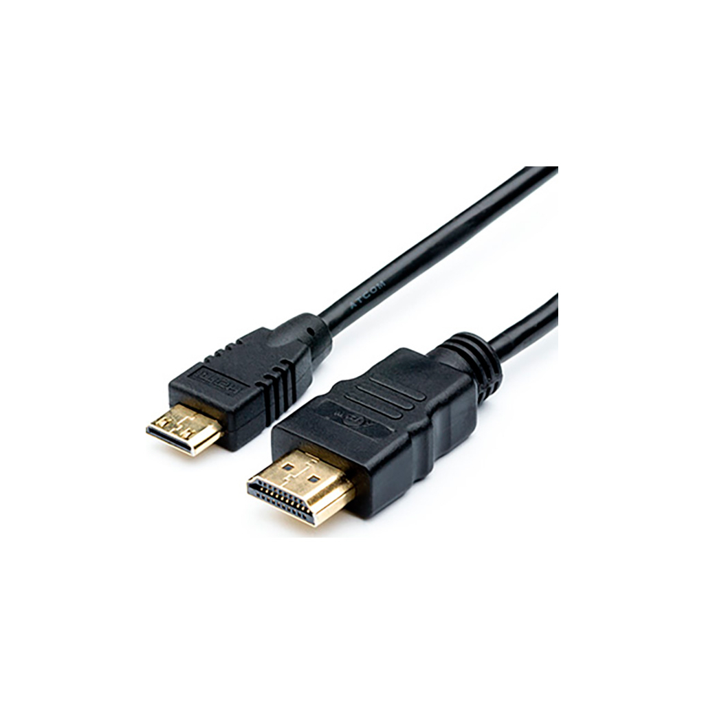 Кабель мультимедійний HDMI M to HDMI mini M 2.0m Atcom (11502) - зображення 1