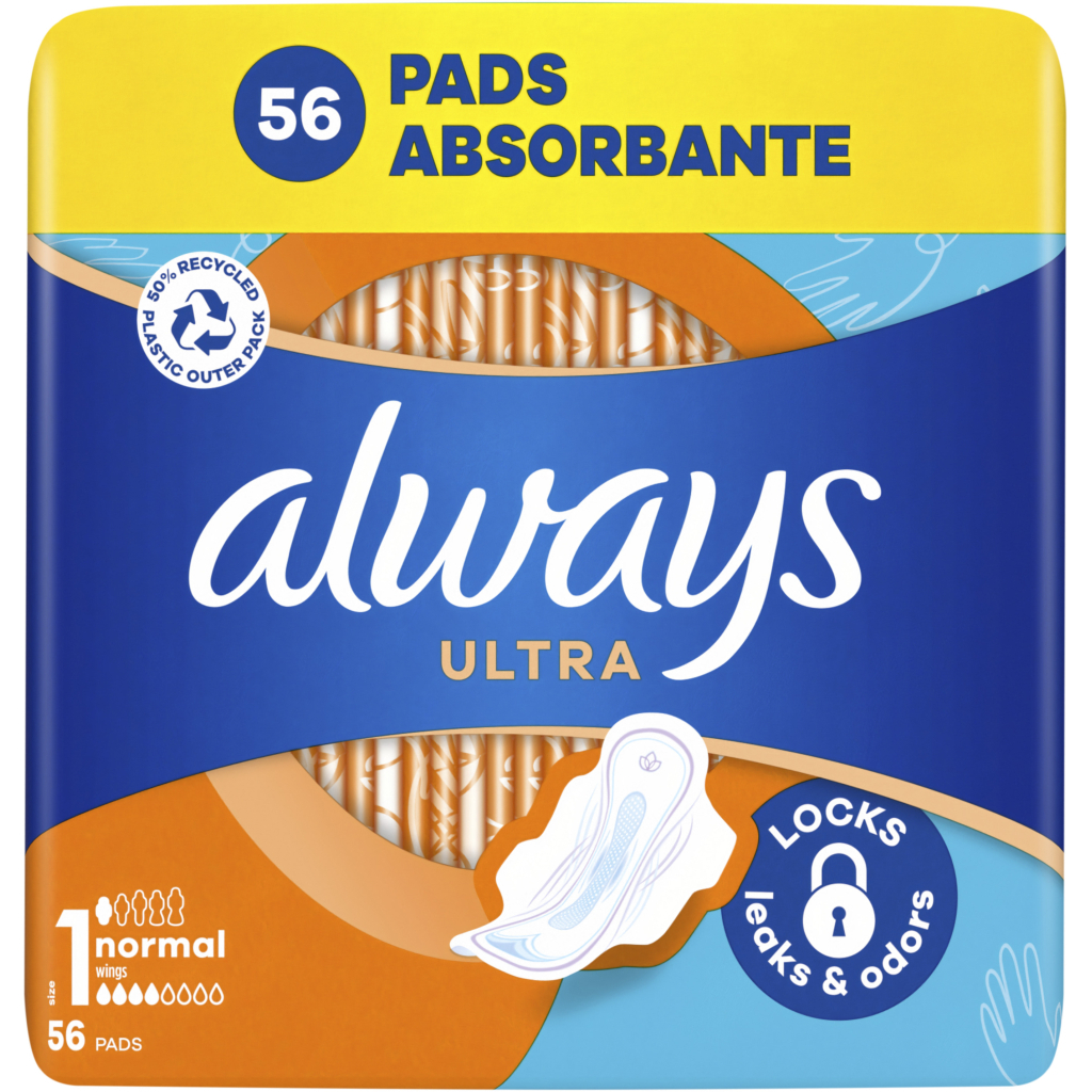 Гігієнічні прокладки Always Ultra Normal (Розмір 1) 56 шт. (8700216450348) - зображення 2