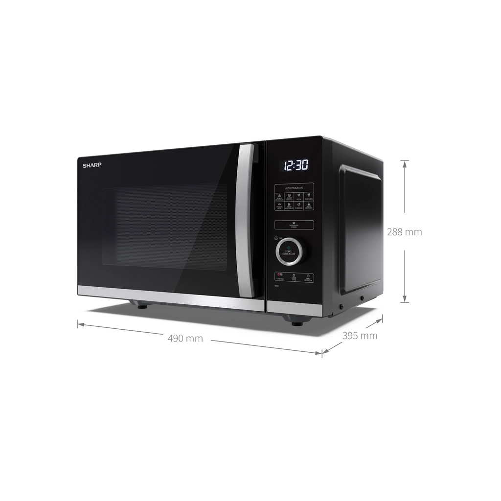 Мікрохвильова піч Sharp YC-QS254AE-B - зображення 5