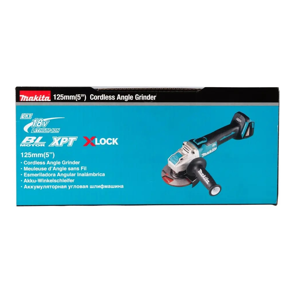 Шліфувальна машина Makita DGA521ZX1 (без АКБ та ЗП) - зображення 8