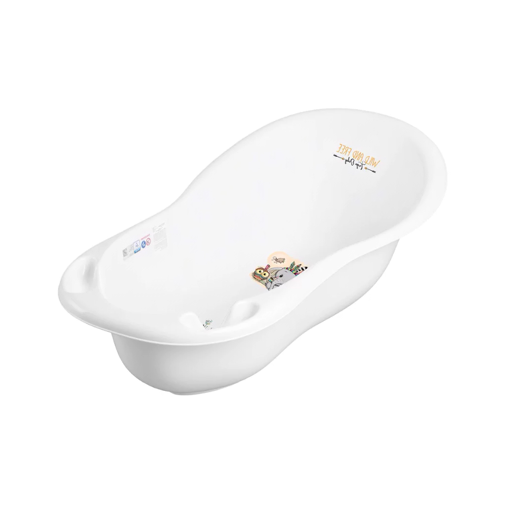Ванночка Tega Baby WILD&FREE LITTLE ELEPHANT 102 см white green (DZ-005-103-SONIK) - зображення 1
