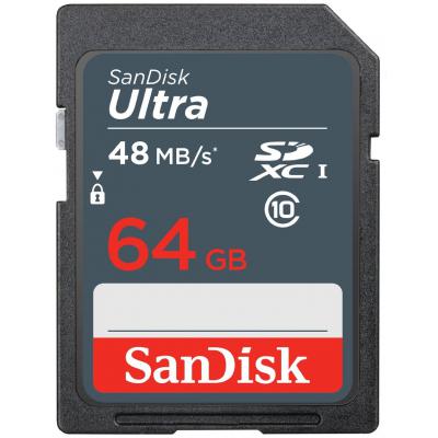 Карта пам'яті SanDisk 64GB SDXC class 10 UHS-I Ultra (SDSDUNB-064G-GN3IN) - зображення 1